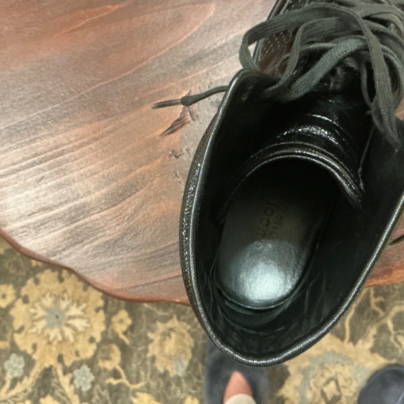 Gucci ankle booties. Leather black. size 9 - Picture 7 of 7